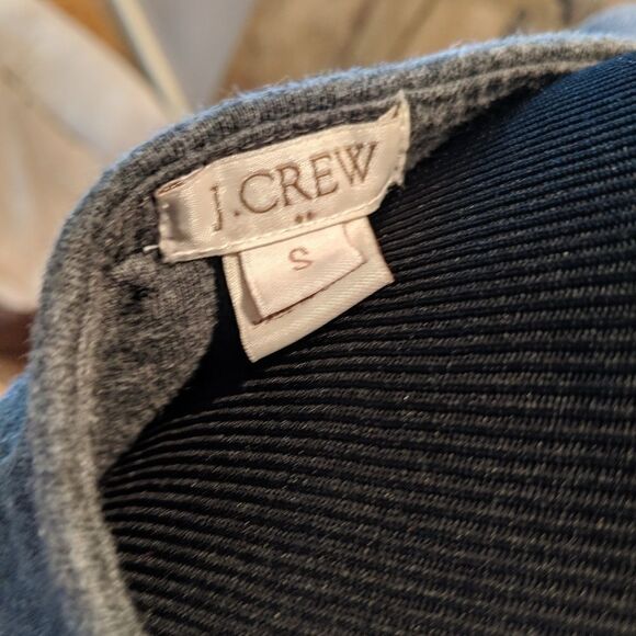 J.Crew Drapey Knit Dress size medium grey Heather - Picture 4 of 5